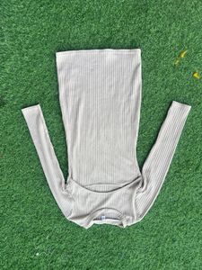 Ribbed Long Sleeve Top