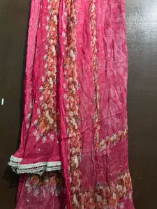 Pink Floral Kurta Set