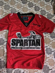 Red Spartan Hockey T-Shirt