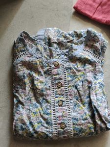Kurti &Dupattas (Mix Of Cotton And Chiffo