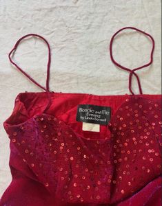 Sparkling Red Party Dress