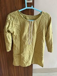 Green Short Kurti