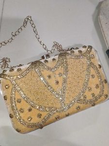 Elegant Embroidered Clutch Bag