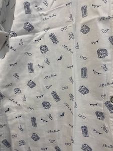 Men's White Graphic Print Shirt