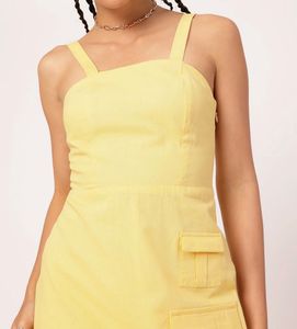 Cute Yellow Mini Dress