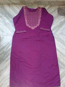 Beautiful Purple Kurta Set
