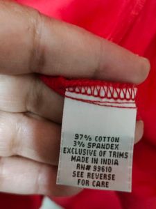 Brand New|Collered|Matt Red Midi Dress