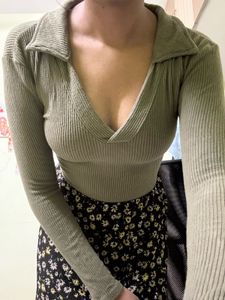 Olive Green Body Suit