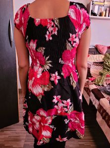 Floral Print Sundress stretchable