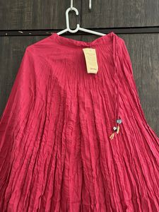 Vibrant Pink lehenga with Gold Accents