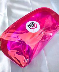 MyGlamm popxo shiny pink pouch for Women and men