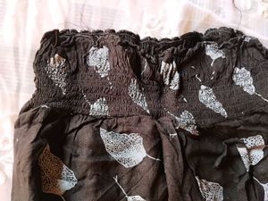 Black colour women top. style for college gir
