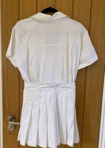 Sales final price 🔥 Zara White Pleated Tennis Dre