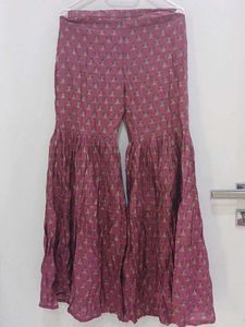 Printed Ethnic Gharara Suit