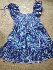 Floral Print Mini Dress