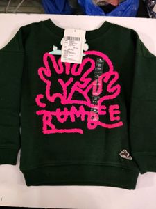 cherry crumble Boys Cotton Crew Neck Sweatshirt