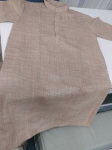 Men's Beige Kurta