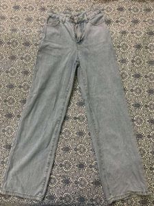Light Wash Wide Leg Jeans