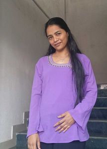 Elegant Purple short Kurti