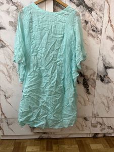 Stunning Teal Embellished Kaftan Gown