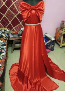 Stunning Red Bow Gown
