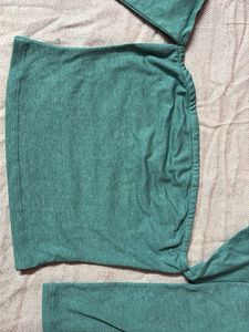 Off-Shoulder Long Sleeve Top