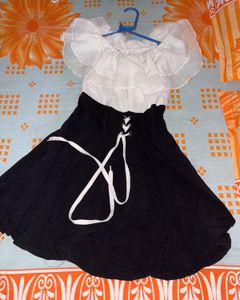 Black Lace-Up one piece