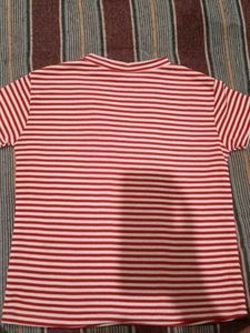 Classic Red &amp; White Striped Top