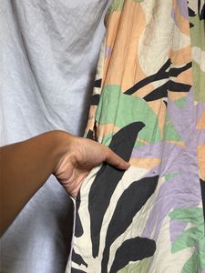 Boho Abstract Print Halter Neck jumpsuit