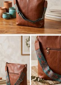 Classic Brown Faux  Tote Bag🥰👜