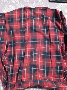 Privilege Club Red Plaid Shirt