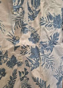 Men's Tropical Print Short Sleeve Shirt