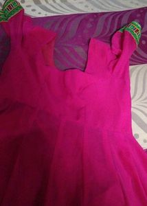 Vibrant Pink Embroidered Kurta Set