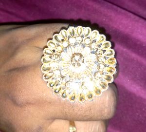 Golden Big Finger Ring
