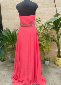 chiffon gown