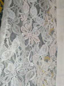 White Lace Dupatta/Cape