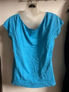 Blue T-Shirt with Glittery Print