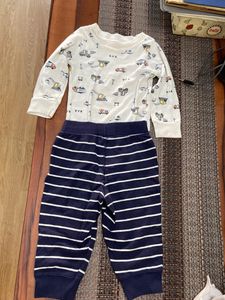 Carter - White Blue Set