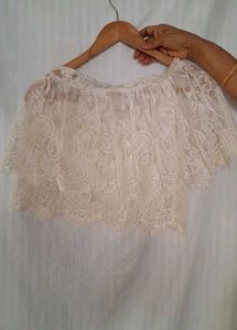 Elegant Off-Shoulder Lace Top
