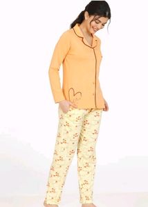 Zivame Knit Cotton Pyjama Set