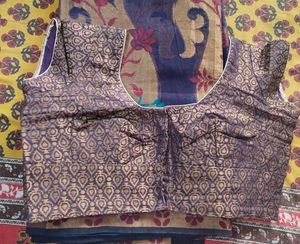✨ Gorgeous Chanderi Silk Gold work Saree and Blous