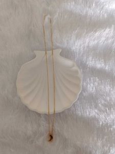 Gold Crescent Moon Necklace