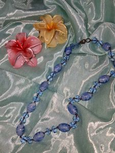 Blue Beaded pendant Goa Vibe 🌊