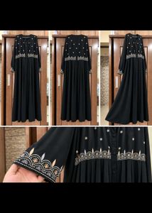 HANDWORK PLATTED ABAYA