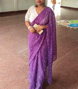 Saree Women's Georgette Ready To Wear One Minute