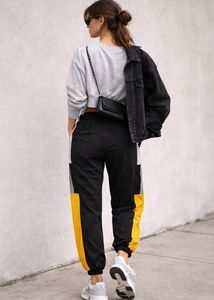 Stylish Color Block Track Pants