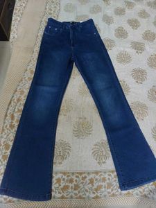 Flared Dark Wash Jeans