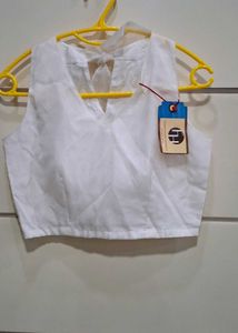 White Blouse with Tag