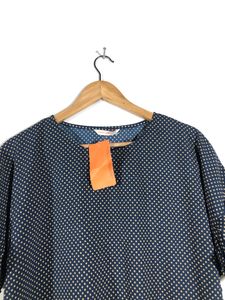 Navy Blue Printed Top(Women’s)