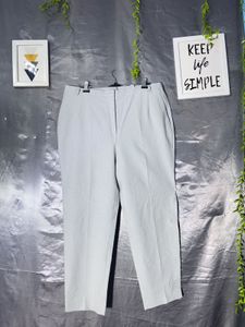 women's office Light Grey Trousers